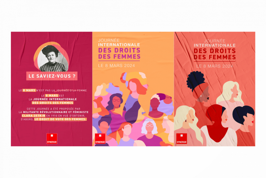 poster droits des femmes - synergie