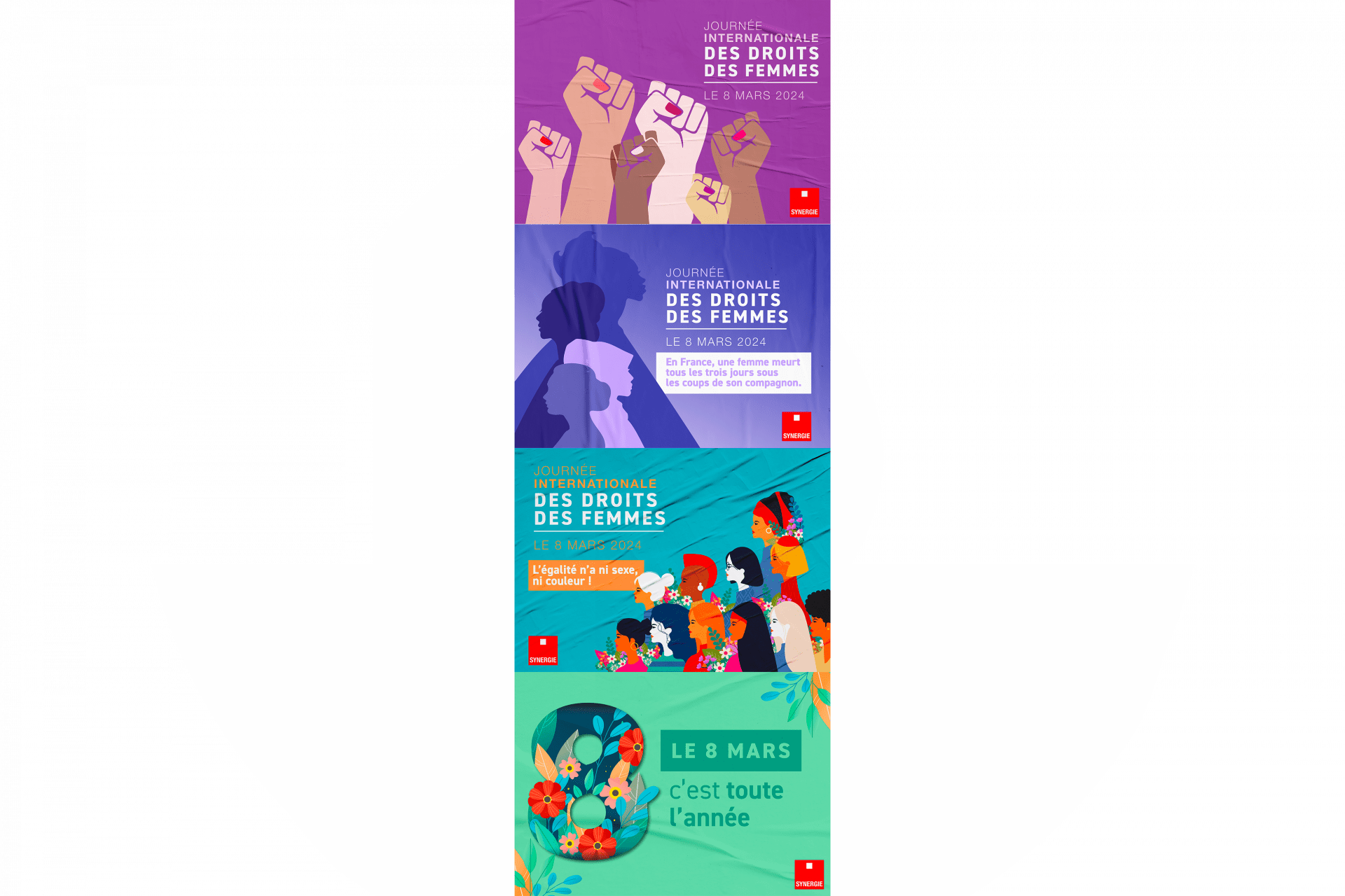 poster droits des femmes - synergie